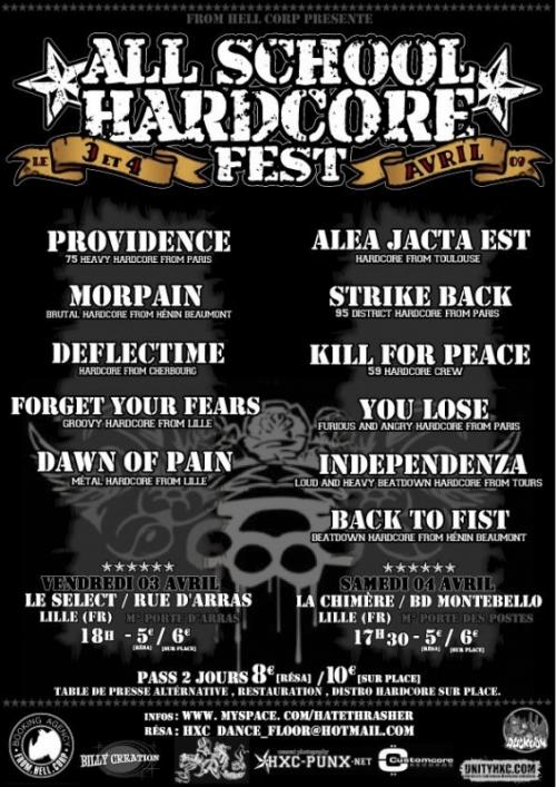 Providence, Morpain, Deflectime, Forget your fears, Dawn of pain